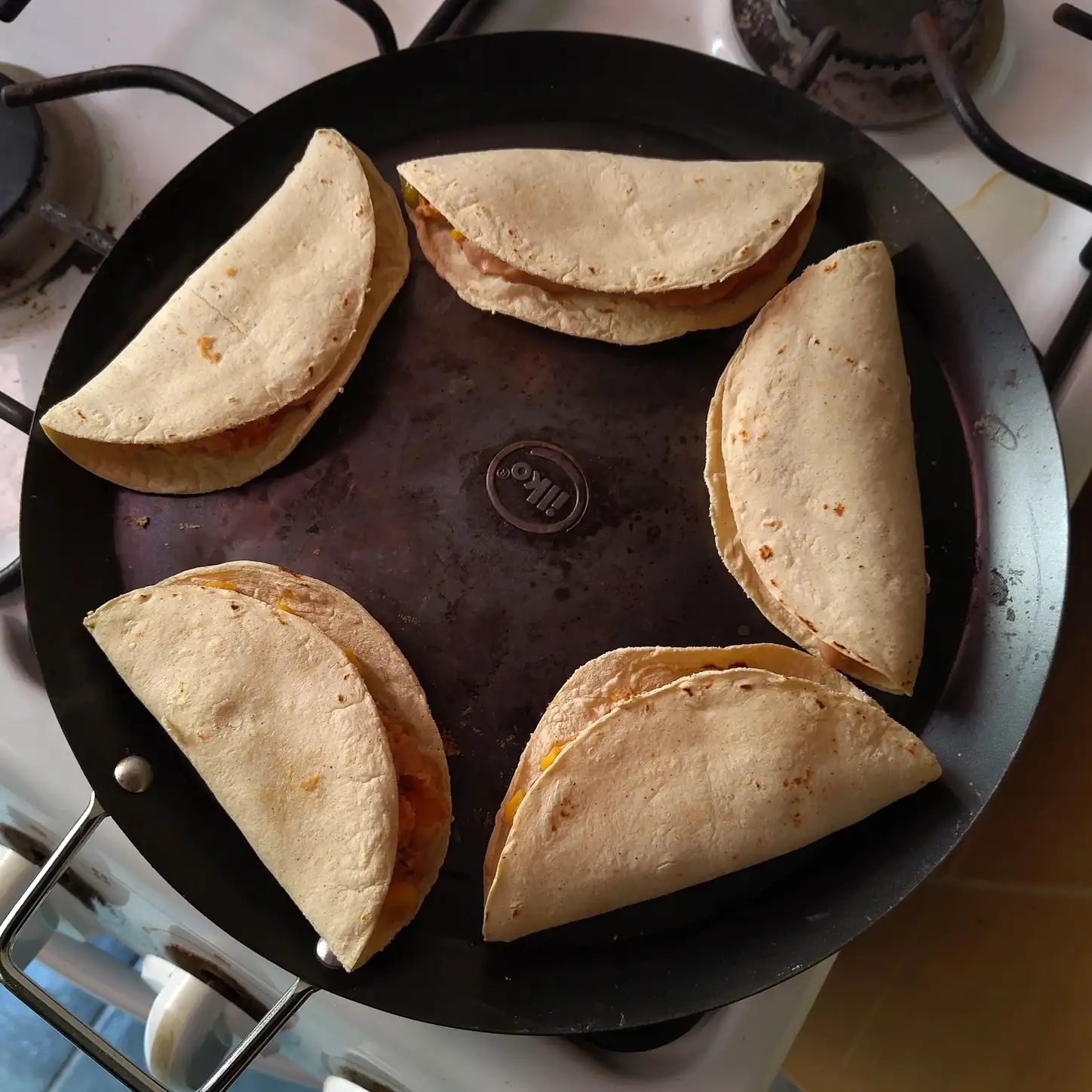 Homemade quesadillas