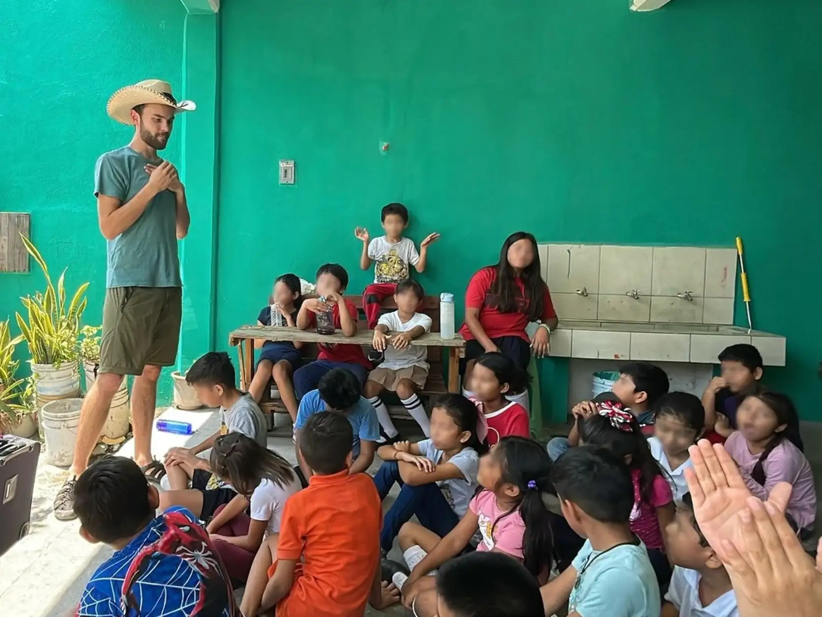 Giving testimony for the children