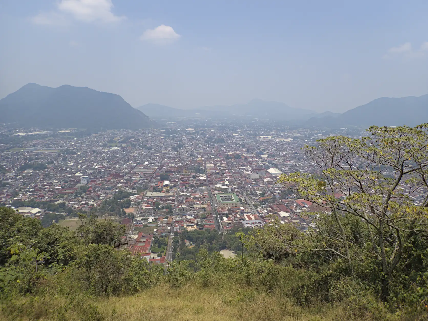 The view of Orizaba from the mountain
